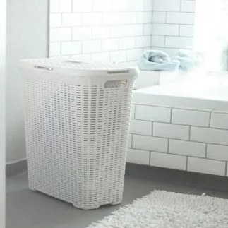 Curver Style szennyestartó kosár 40L krém fehér