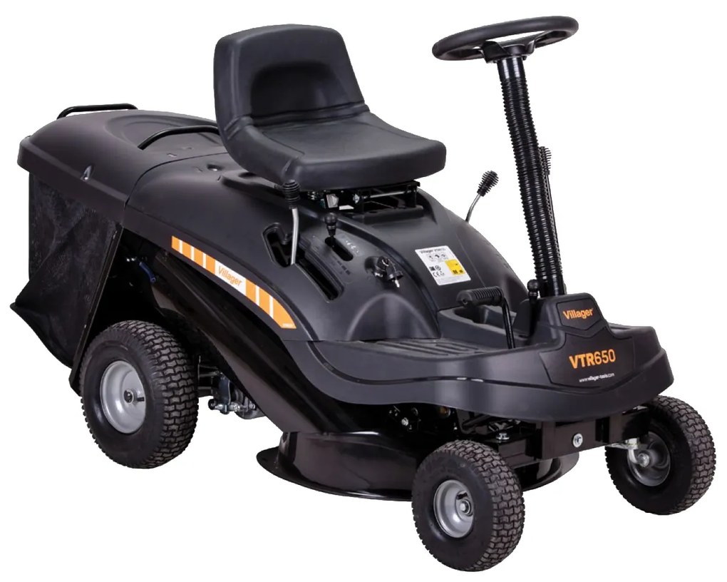 Villager VTR 650 150L-es benzines fűgyűjtős fűnyíró traktor