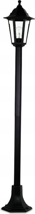 Álló Lámpa Kültéri Lámpa Led Kerti Oszlop E27 Fekete