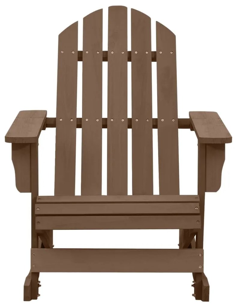 vidaXL barna fa kerti hintaszék