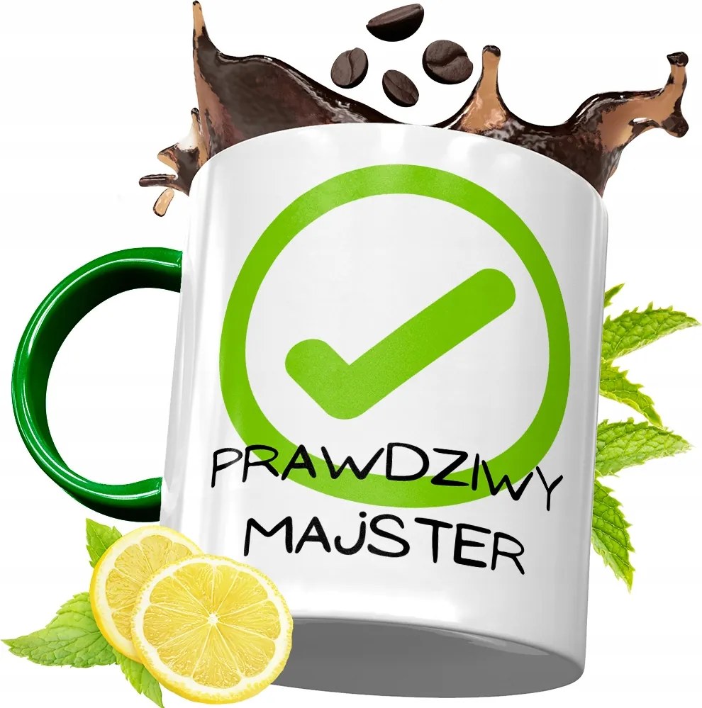 Zöld Bögre Építőknek Születésnapra Ajándék fényképes nyomtatással