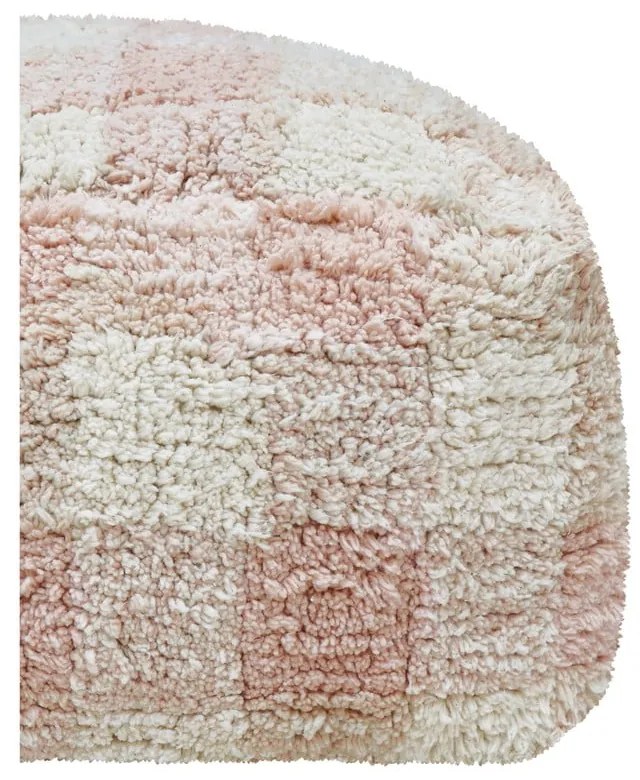 Világos rózsaszín puff Vichy Rose – Lorena Canals