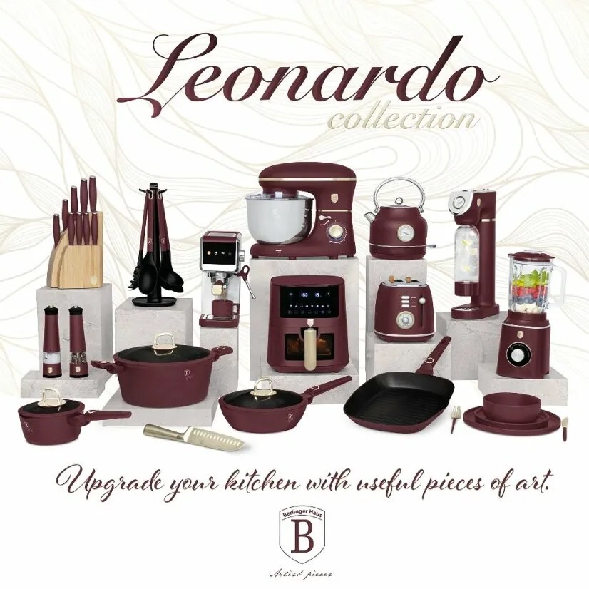 BerlingerHaus Espressócsésze-készlet alátéttel Leonardo 100 ml, 4+4 db