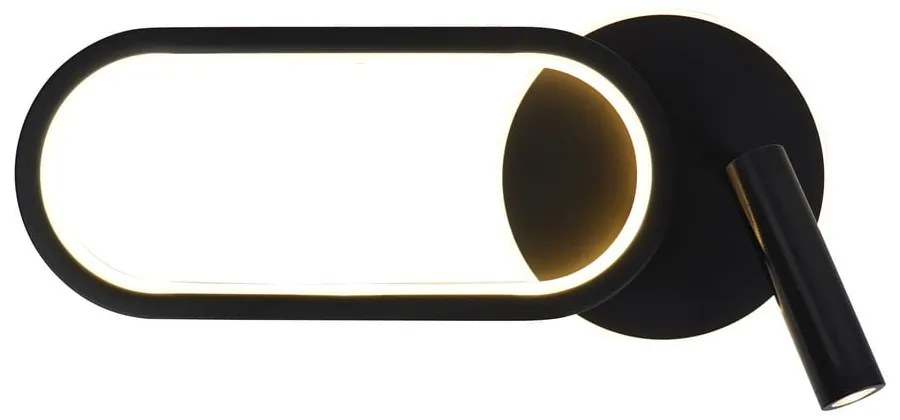 Fekete LED fali lámpa Monet – Candellux Lighting