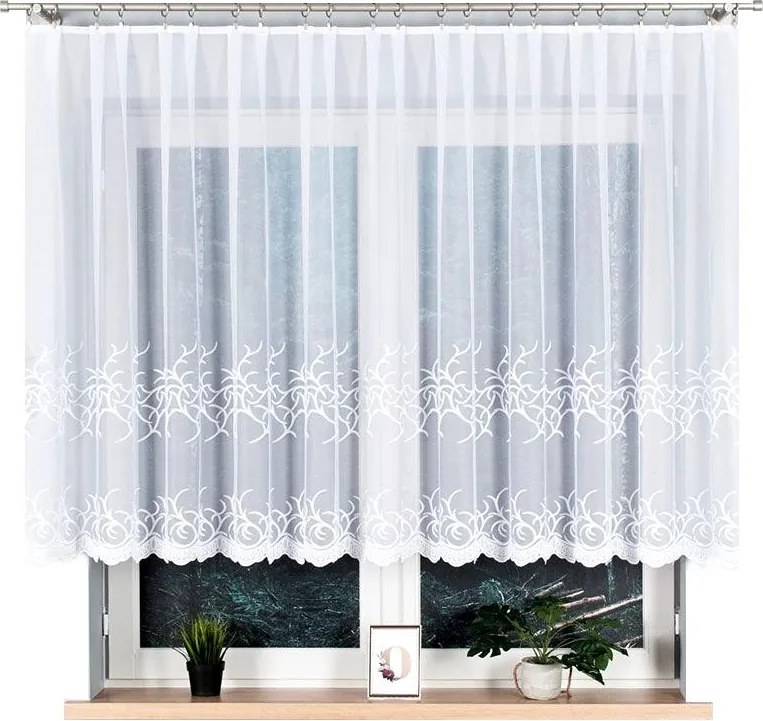 Bakaro 300x130cm Jacquard függöny egyenes (kész) szegéllyel