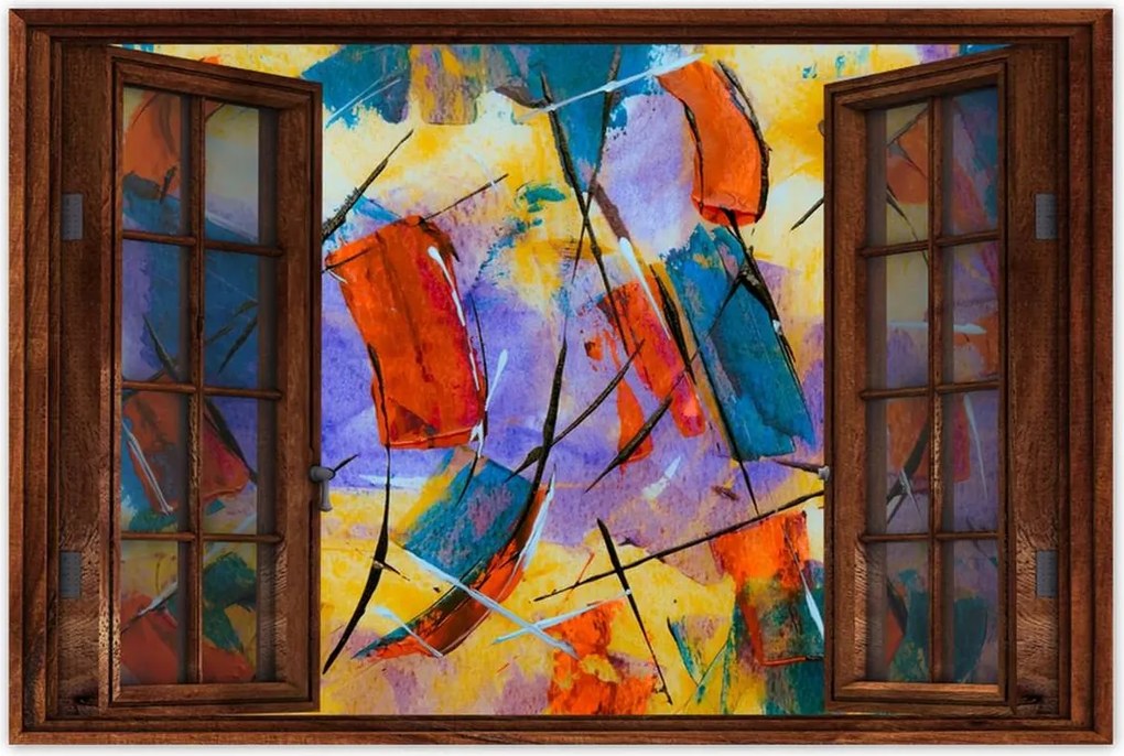 Poszterek 90x60 Absztrakt Otto