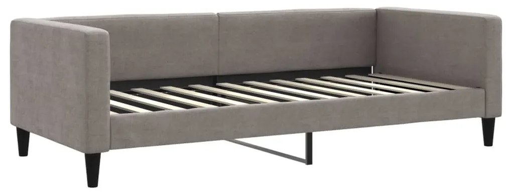 tópszínű kihúzható szövet heverő fiókokkal 90 x 200 cm