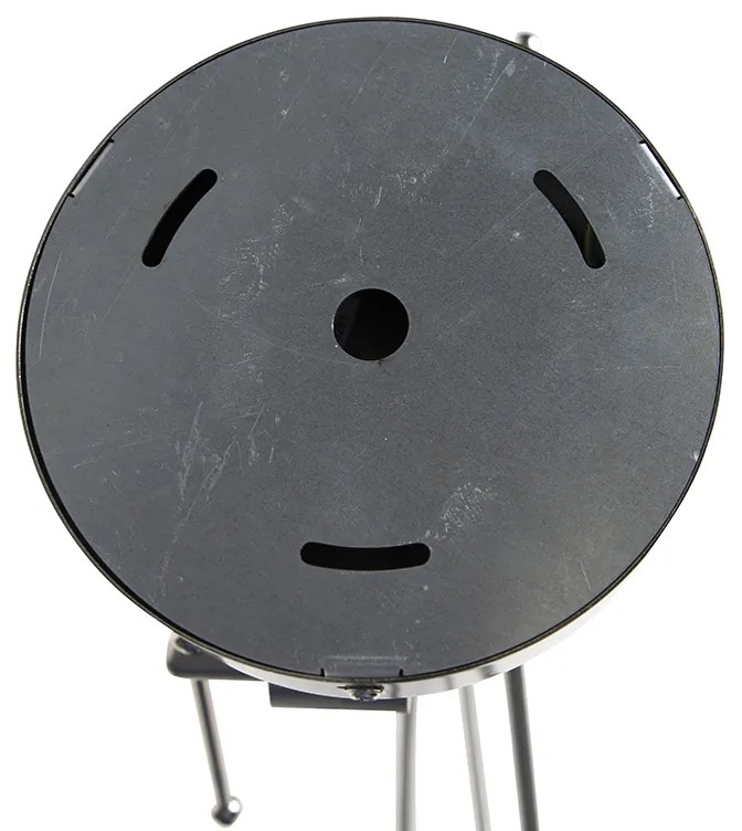 Acél lógólámpa fehér vászonbúrákkal 35 cm 2-lámpás - Blitz