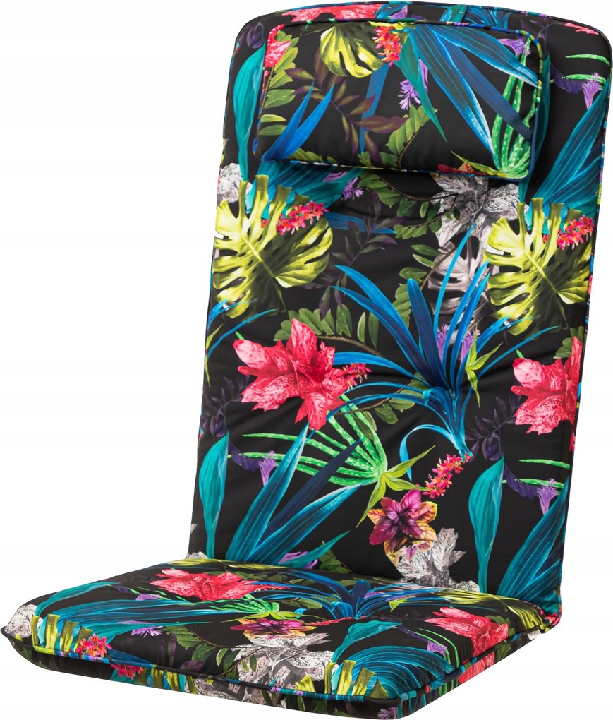 Kerti párna fotelhez, székpárna háttámlával, vízálló