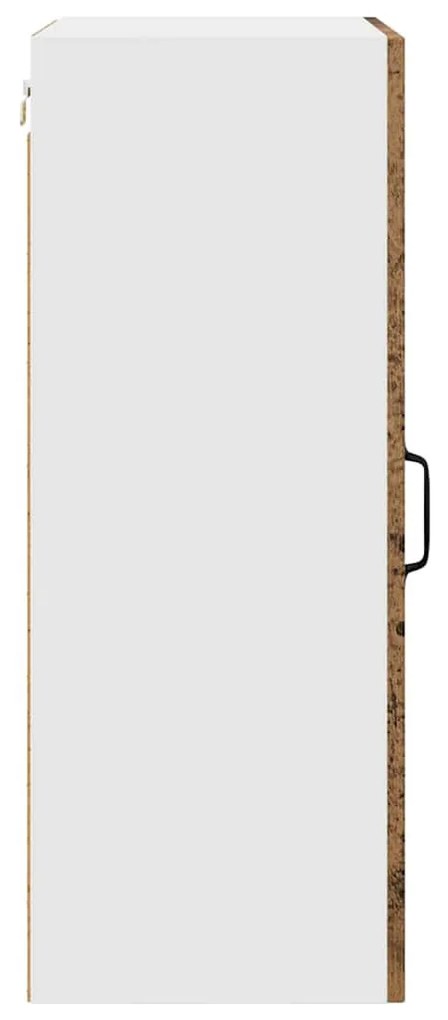 Fali konyhaszekrény polcokkal Öreg fa 50 x 31 x 80 cm Faanyag