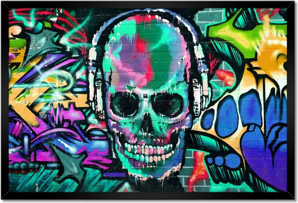 Poszterek keretben 60x40 Graffiti Utcaművészet