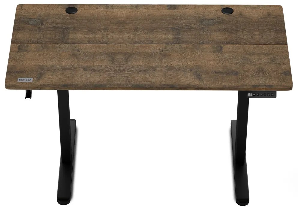 Állítható magasságú elektromos íróasztal Nojo 120x60cm fekete tölgy