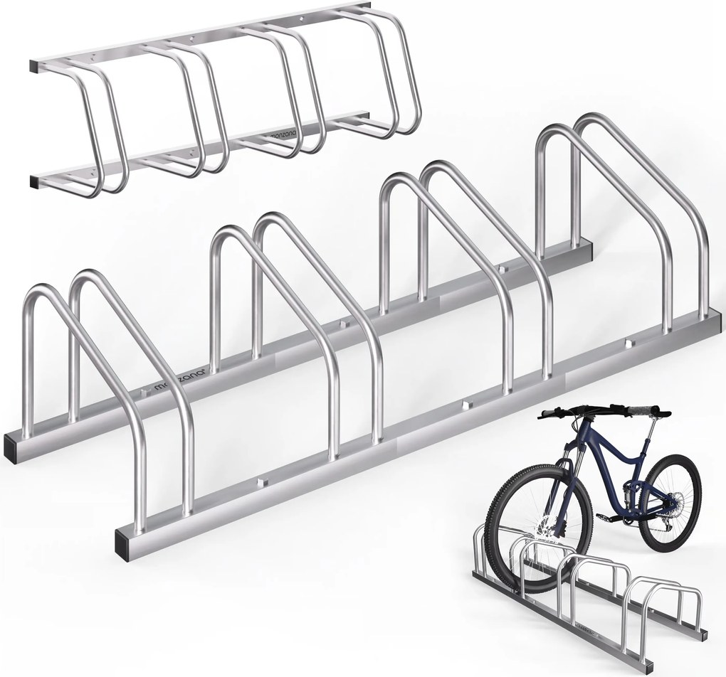 monzana® 4 kerékpáros állvány - 120x32x27 cm
