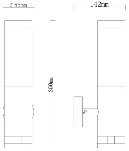 Globo 34070 - Kültéri fali lámpa JAICY 1xE27/15W/230V IP44