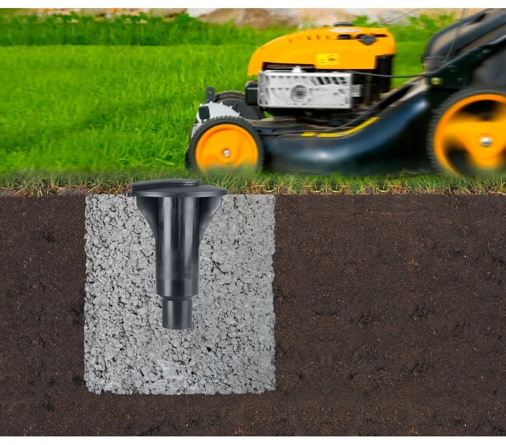 Ezüstszínű kerti ruhaszárító 40 m Topspinner – Brabantia