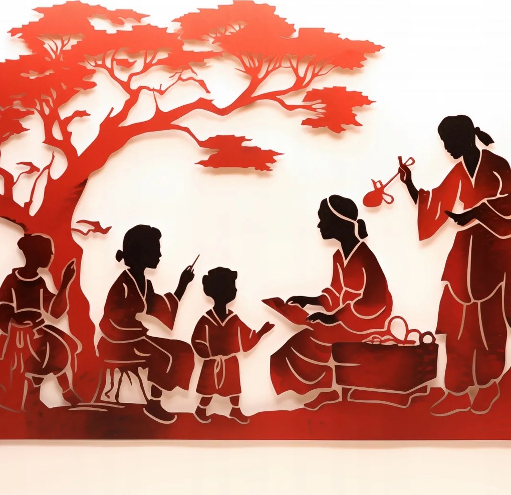 Poszter 50x50cm Tanulás az erdei klímában