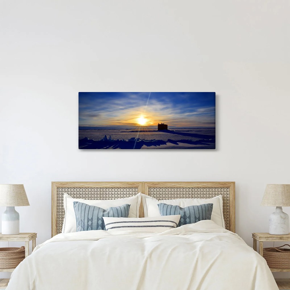 Kép - sarkvidéki táj (120x50 cm)