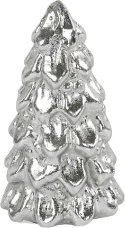 Karácsonyi dekoráció fa SILVER SPARK 7,5 cm, ezüst