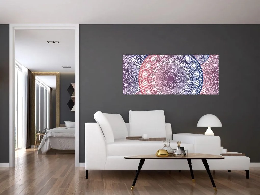 Mandala kép (120x50 cm)
