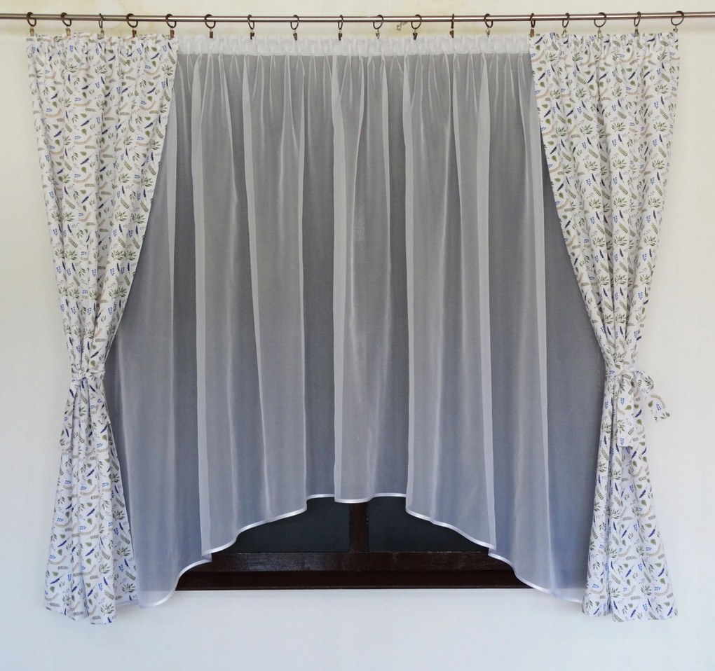 Mg Függöny Fátyol Függöny Levendula 1 konyha varrott