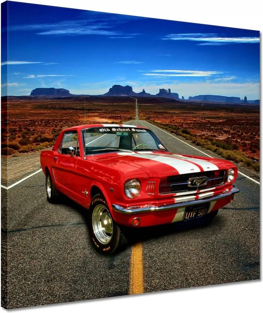 Vászonkép 40x40 Ford Mustang Autópálya