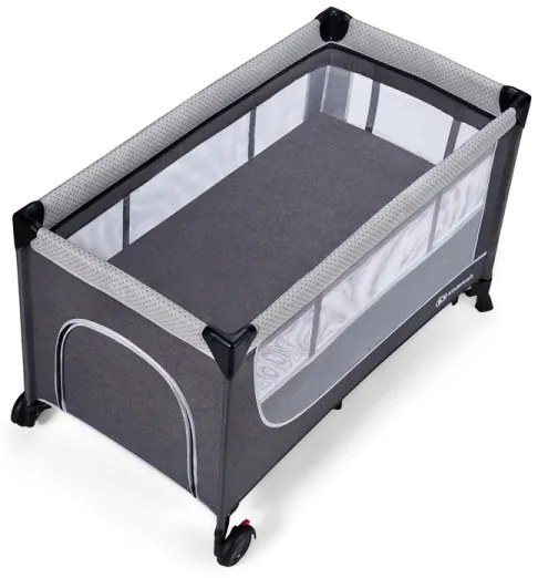 KINDERKRAFT SELECT - Utazó kiságy LEODY szürke