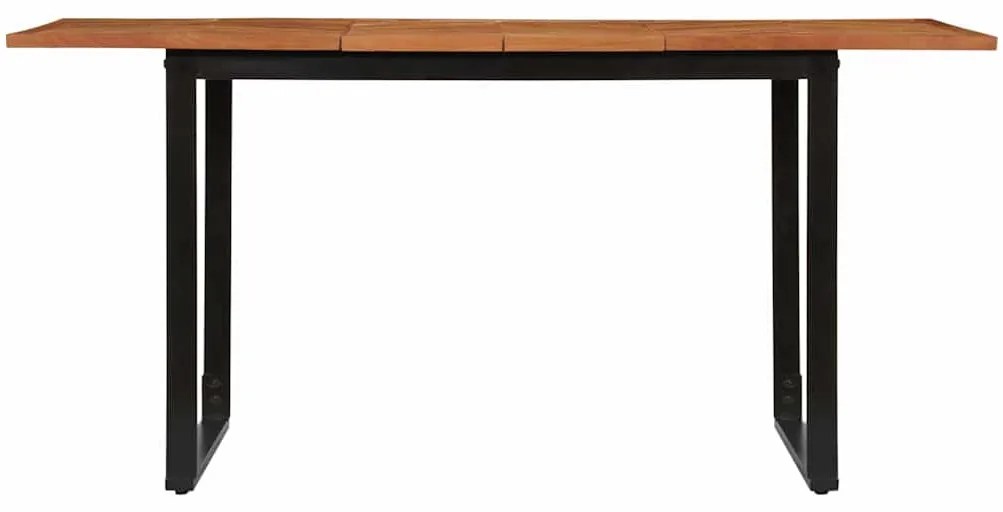 tömör akácfa étkezőasztal 160 x 80 x 75 cm
