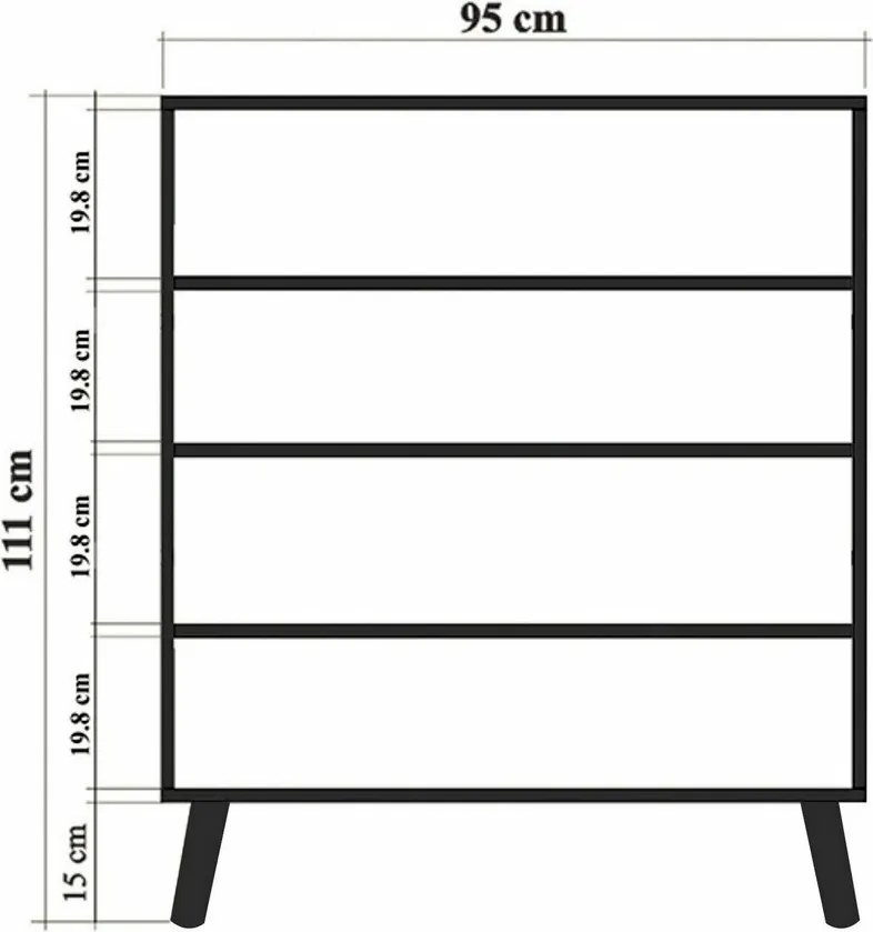 Saka Green szekrény