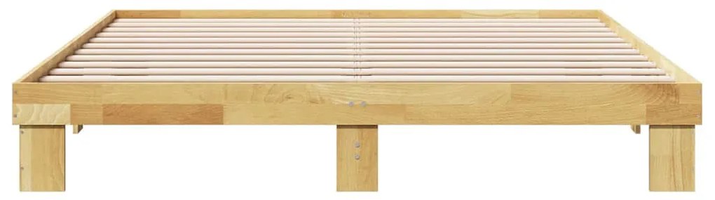 tömör tölgyfa ágykeret matrac nélkül 180 x 200 cm