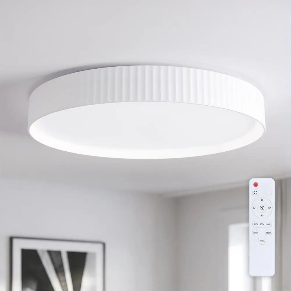 Brilagi - dimmelhető LED mennyezeti lámpa LUCIA LED/60W/230V Ø 59 cm fehér + távirányítóval