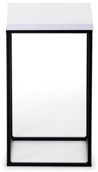 BASICLOFT virágtartó állvány 40x24 fehér/fekete