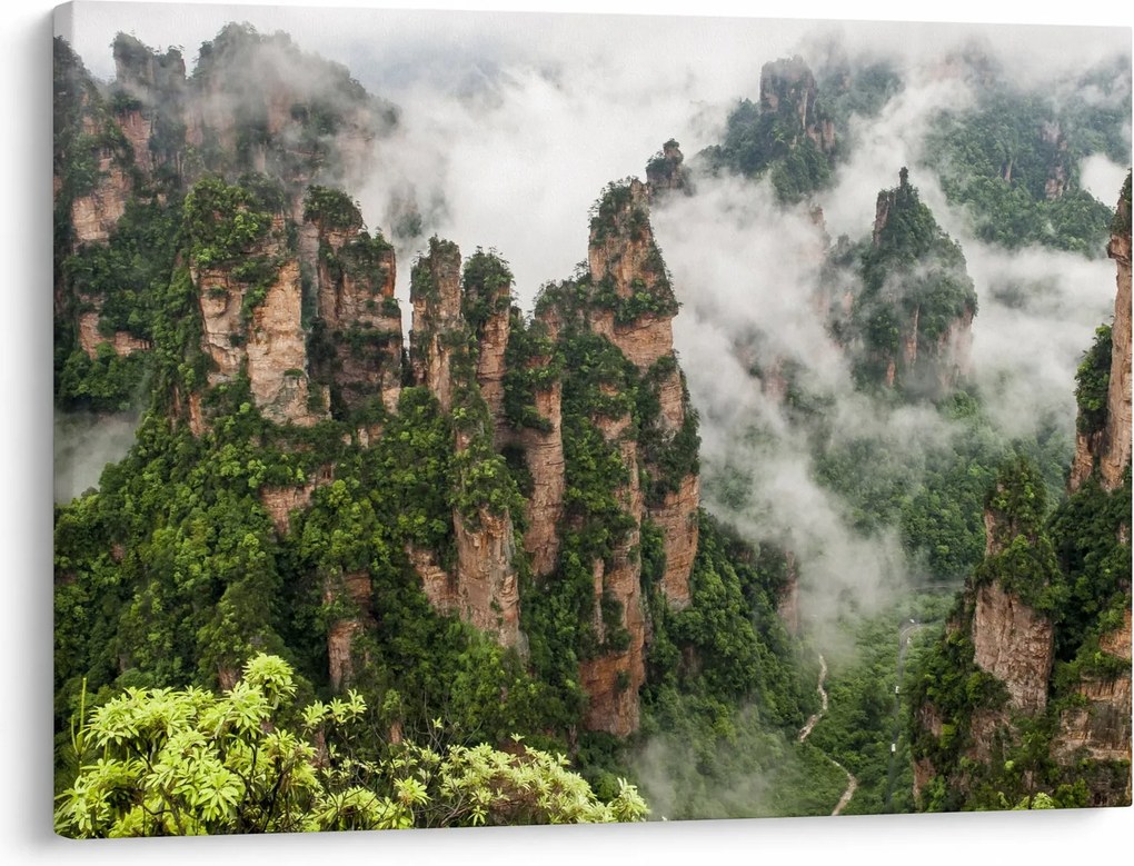 Kép - Zhangjiajie Nemzeti Park, Kína (70x50 cm)