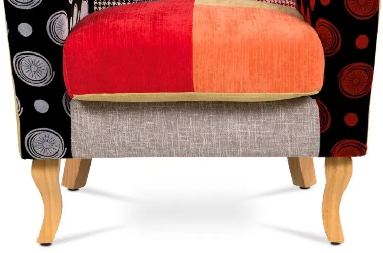 Tv És Pihenő Fotel Patchwork Színben Ak-101