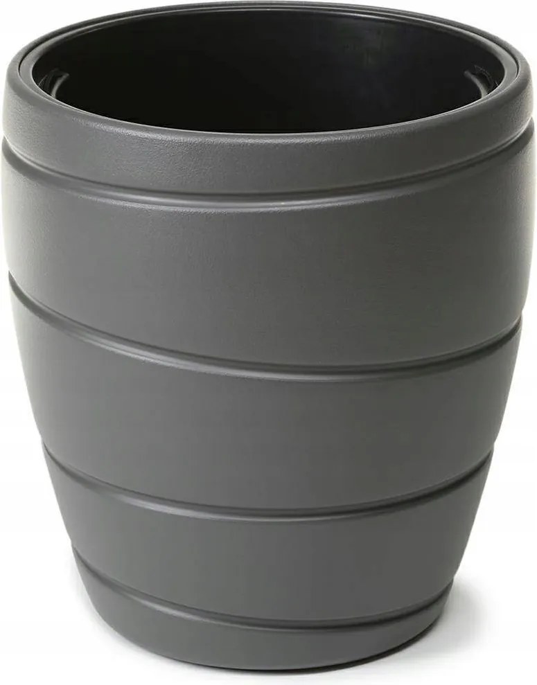 Antracit kaspó erkély terasz dekorációs betét Nagy 40x43