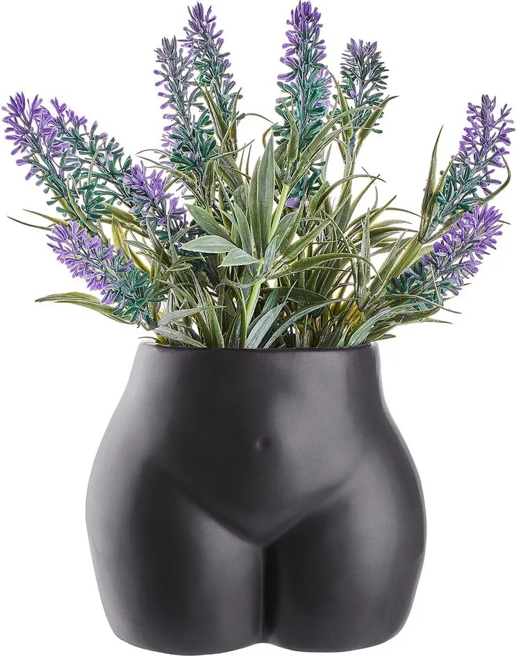 BOODY váza/kaspó 15cm, fekete