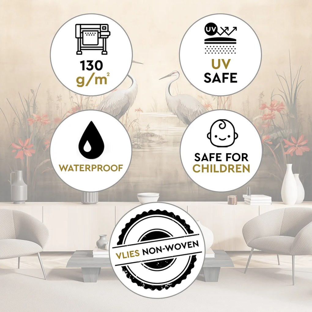 Gario Fotótapéta Daruk a vízben Anyag: Vlies, Méret: 450 x 315 cm