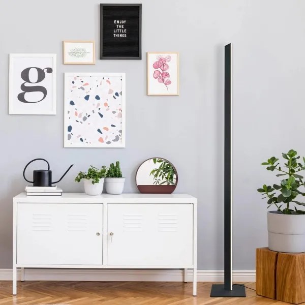 LED állólámpa BERNADETTA LED/28W/230V 4000K fekete