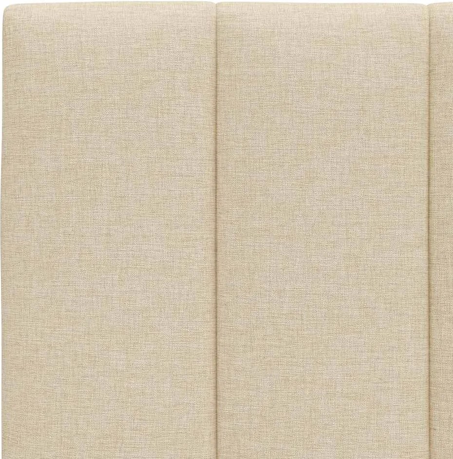 krémszínű szövet fejtámla párna Hanko 160 cm