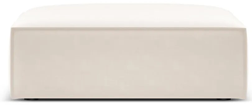 Bézs bársony lábtartó Vanda – Mazzini Sofas