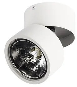 2 db modern fehér kerek állítható reflektor - Go Nine