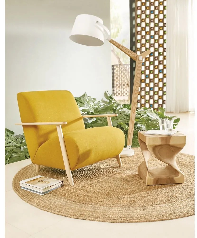 Munggur fa tárolóasztal 30x30 cm Hakon – Kave Home