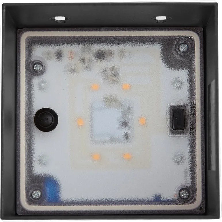 Kültéri fali lámpa fekete, LED-del, 2-fényes, IP65, szolár - Charlene