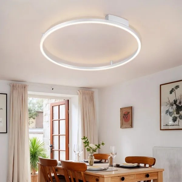Brilagi - LED dimmelhető lámpatest PORTOFINO LED/60W/230V Ø 80 cm ezüst +távirányító