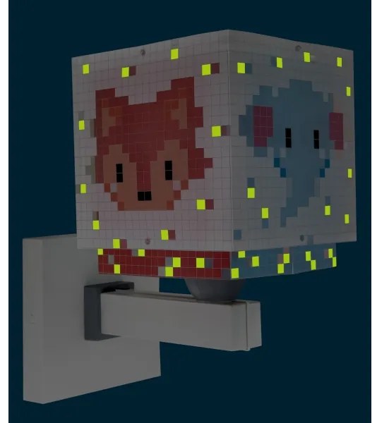 Dalber 63379 - Gyerekszobai fali lámpa LITTLE PIXEL 1xE27/15W/230V