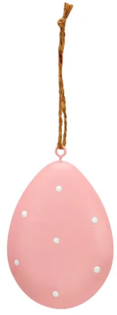Függő fém tojás PASTEL EGG - több színben Termék színe: Zöld