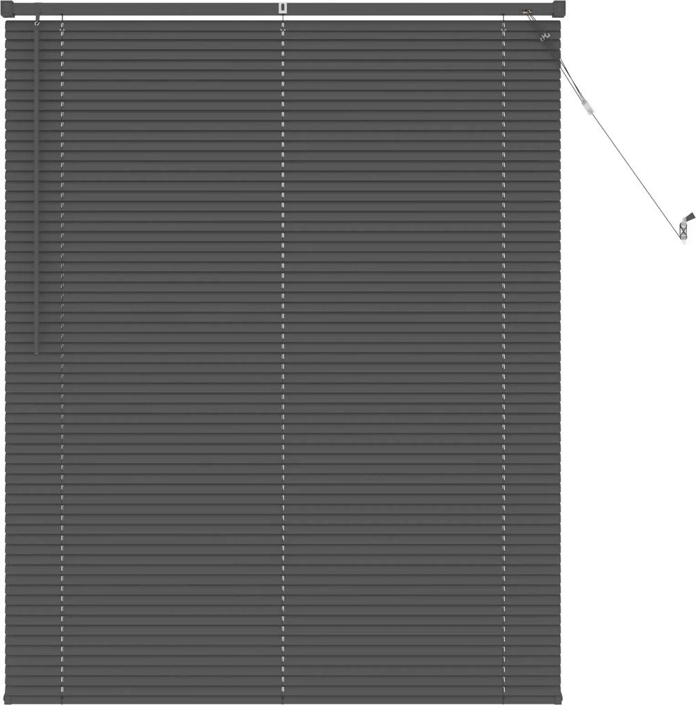 vidaXL Zsaluzia Állítható Ezüst Szürke 150 x 110 cm PVC