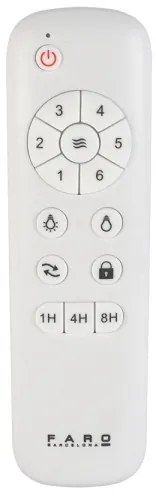 FARO 33725 - LED Mennyezeti ventilátor HYDRA LED/20W/230V á. 132 cm + távirányító