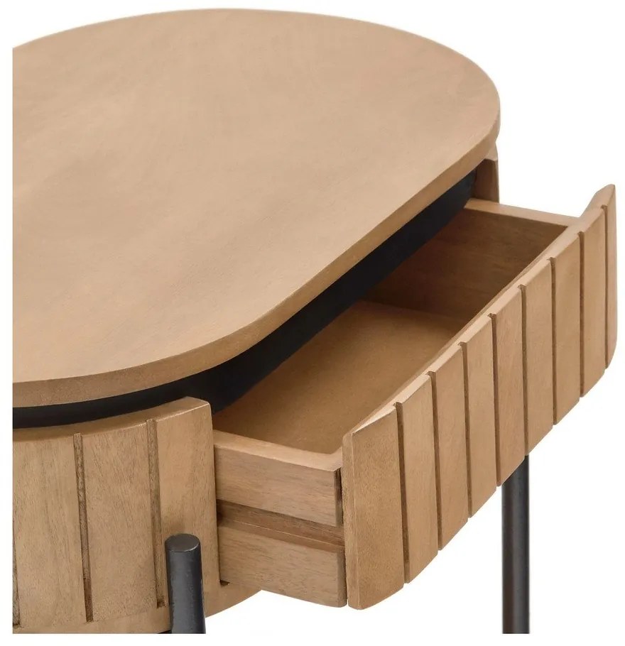 Mangófa éjjeliszekrény Licia - Kave Home