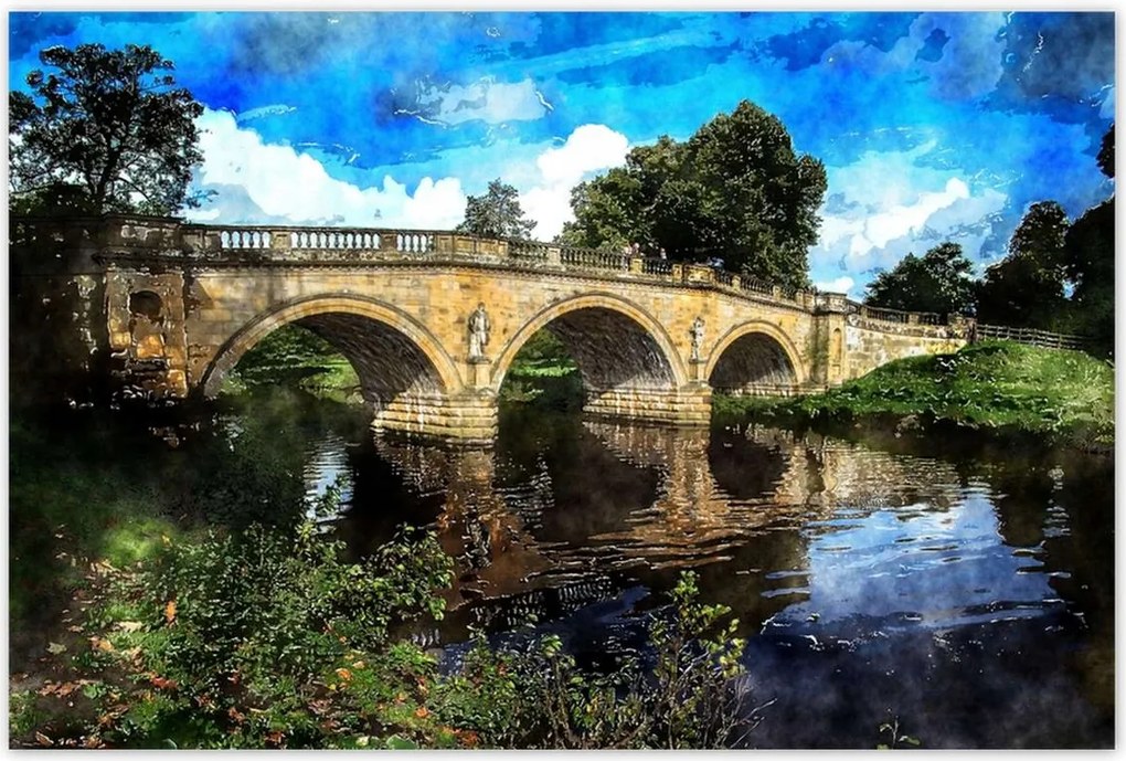 Poszterek 120x80 Híd Tájkép Híd