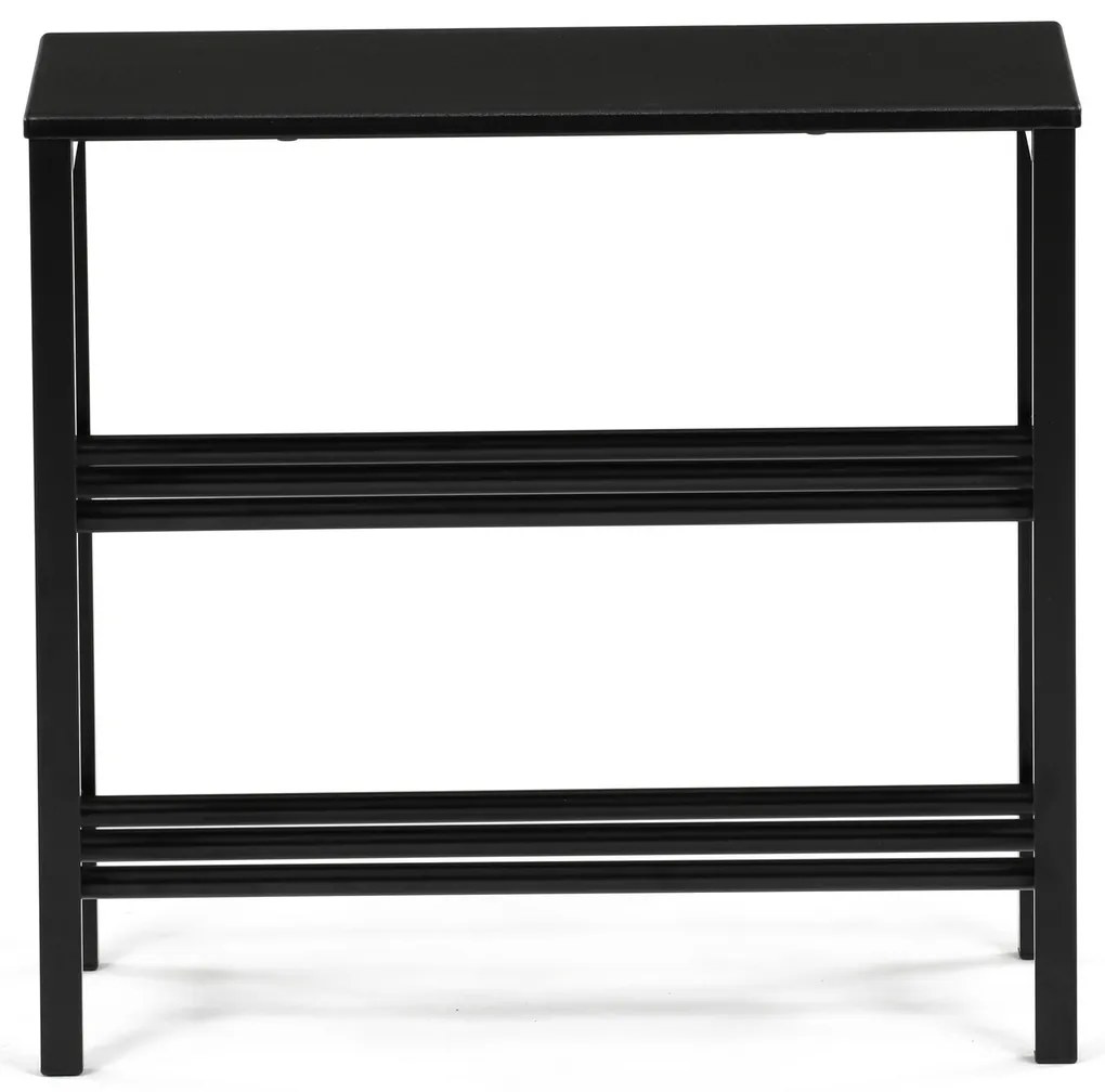 Cipősszekrény 83168-42 BK, fém, fekete